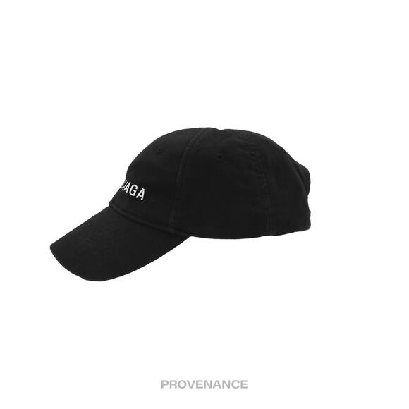 🔴 Balenciaga Embroidered Logo Cap - Washed Black - Picture 4 of 10